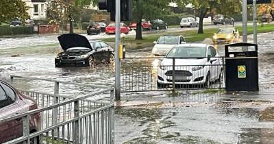 Scotland flood chaos as cars stranded in water and roads turn into rivers - www.dailyrecord.co.uk - Scotland