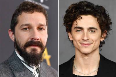 Shia LeBeouf was fired as Timotheé Chalamet’s ‘Call Me’ lover - nypost.com