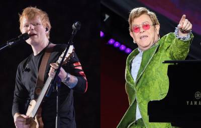 Elton John - Ed Sheeran - Sir Elton John - Ed Sheeran performs snippet of Elton John Christmas song collaboration - nme.com