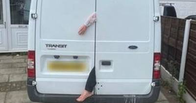 Police who rushed to 999 'kidnapping' call after man seen hanging out of van left bemused - www.manchestereveningnews.co.uk