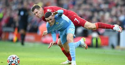Man City fans agree with Gary Neville about Phil Foden penalty appeal vs Liverpool - www.manchestereveningnews.co.uk - Manchester