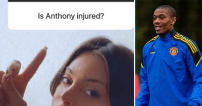 Anthony Martial's wife claims Manchester United forward hasn't been injured - www.manchestereveningnews.co.uk - Manchester