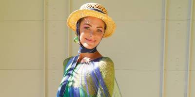 Jaime King Brings Fringe Fashion to Veuve Clicquot Polo Classic - www.justjared.com - county Pacific - county Will - county Rogers