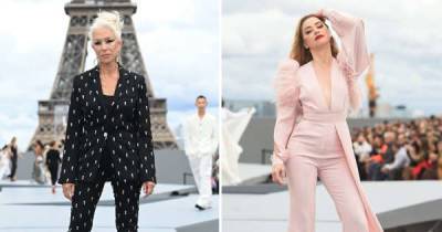 Amber Heard and Helen Mirren walk for L’Oreal at Paris Fashion Week - www.msn.com