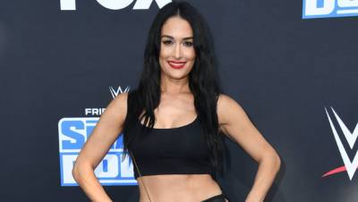 Nikki Bella Wears A Tiny Crop Top While Showing Off The Results Of A Late-Night Workout - hollywoodlife.com