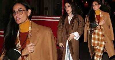 Demi Moore is joined by daughter Scout Willis for dinner in Paris - www.msn.com - Paris