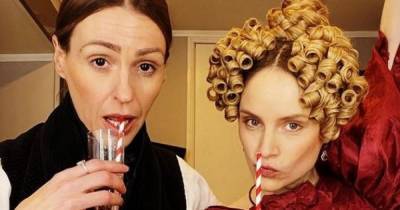 Suranne Jones celebrates wrapping filming on Gentleman Jack with 'cheap champagne' - www.manchestereveningnews.co.uk