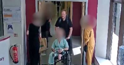 Royal Infirmary - This is the moment a 'despicable' robber 'effectively abducted' a double amputee who woke from a coma hours before- he then robbed him and pushed him down a hill - manchestereveningnews.co.uk - Manchester