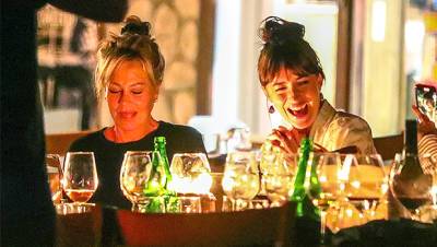 Dakota Johnson Twins With Mom Melanie Griffith In Loose Top Knots While Celebrating 32nd Birthday - hollywoodlife.com - Los Angeles