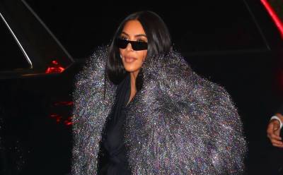 Kim Kardashian Wears a Fuzzy Coat for Dinner After 'SNL' Rehearsal - www.justjared.com - New York
