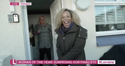 Lorraine Kelly reduces Scots charity mum to tears with surprise visit to home - www.dailyrecord.co.uk - Scotland
