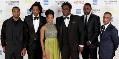 Regina King Joins Idris Elba, Jonathan Majors & Producer Jay-Z at 'The Harder They Fall' Premiere in London - www.justjared.com - London