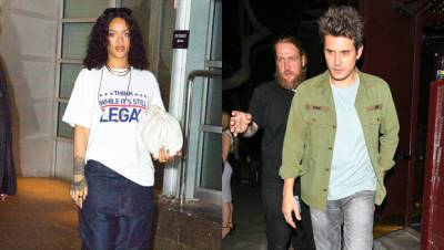 Rihanna John Mayer Fans Think They’re Collaborating On New Music After They’re Spotted At Dinner Together: Photos - hollywoodlife.com