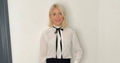 Holly Willoughby wows This Morning viewers in monochrome office-inspired outfit - www.ok.co.uk