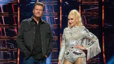 Blake Shelton Jokes Gwen Stefani Wedding Is 'Ultimate Publicity Stunt' for 'The Voice' - www.etonline.com