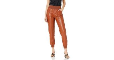 These Faux-Leather Joggers Will Turn You Into an Instant Style Icon - www.usmagazine.com