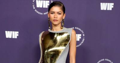 Gold Goddess! Zendaya Owns the Red Carpet in a ‘Handcrafted’ Dress at the 2021 Women in Film Gala - www.usmagazine.com