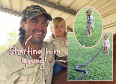 Wildlife Expert Slammed For Letting 2-Year-Old Play With Giant Snake - perezhilton.com - Australia