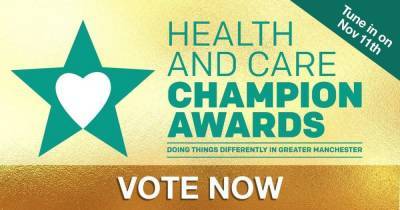 The nominations are in and its time to vote for your pandemic hero in the Health and Care Champion Awards - www.manchestereveningnews.co.uk - Manchester