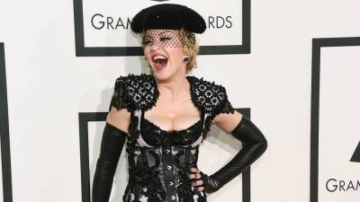 Madonna lies across desk, flashes audience on ‘Tonight Show’ - www.foxnews.com