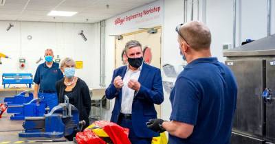 Andy Burnham's 'spot on' transport plan, jobs for locals and being 'focused on the north' - what Labour leader Keir Starmer had to say during Kellogg's factory visit - www.manchestereveningnews.co.uk - Manchester