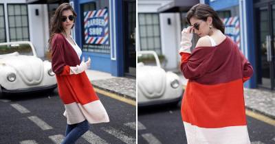 This Color-Block Cardigan Will Seriously Level Up Your Cozy-Cute Outfits - www.usmagazine.com