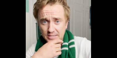 Tom Felton Is Still Shocked By What 'Harry Potter' House He Was Sorted Into - www.justjared.com