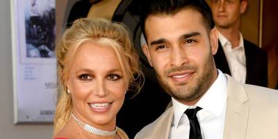 Britney Spears' Fiance Sam Asghari Surprises Her with New Doberman Puppy for Protection - www.justjared.com