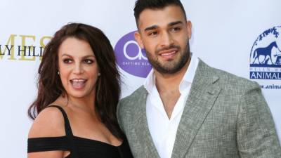 Sam Asghari Surprises Britney Spears With New Puppy to Protect Her - www.etonline.com