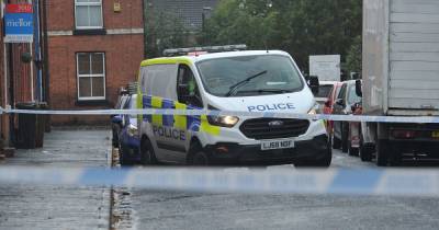 Police shut off road after man collapses in street - www.manchestereveningnews.co.uk - Manchester