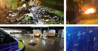 Police vow to find thugs who hurled bricks and fireworks at officers and attacked homes in Halloween chaos - www.manchestereveningnews.co.uk