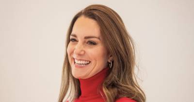 Stun in Red Like Duchess Kate With This Ultra-Similar $26 Turtleneck Sweater - www.usmagazine.com