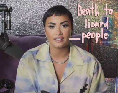 Demi Lovato Promotes Conspiracy-Filled 'Hub For QAnon' Website As New Ambassador - perezhilton.com