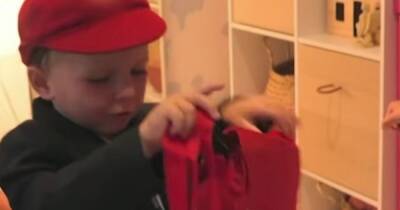 Billie Faiers' son Arthur models new school uniform and calls himself a 'cool dude' in cute clip - www.ok.co.uk