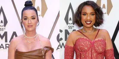 Katy Perry Makes Surprise Appearance at CMA Awards 2021 Next To Jennifer Hudson - www.justjared.com - USA - Tennessee