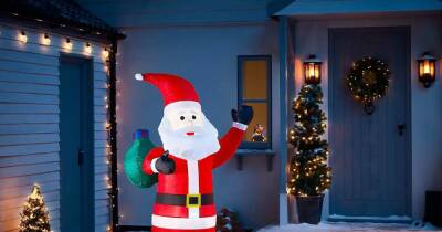 Homebase is selling a giant 6ft inflatable Santa and it's currently half price - www.ok.co.uk - Santa