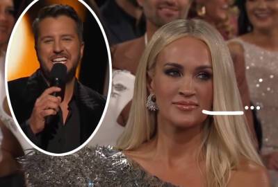 Carrie Underwood Side-Eyes CMAs Vaccination Joke After Hubby Defends Aaron Rodgers! - perezhilton.com