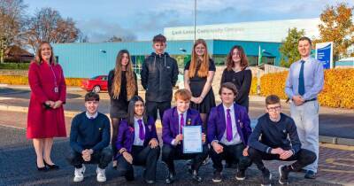 Eco flag distinction for green crusaders at Kinross High School - www.dailyrecord.co.uk