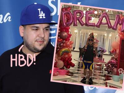 Rob Kardashian Looks Fit Celebrating Daughter Dream’s 5th Birthday - perezhilton.com