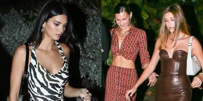Kendall Jenner, Hailey Bieber & Bella Hadid Step Out For a Wedding Party in Miami - www.justjared.com - Miami - Florida - county Kendall