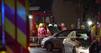 Man and woman rushed to hospital after pile-up involving three cars - www.manchestereveningnews.co.uk - county Denton