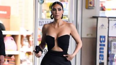Kim Kardashian - Paris Hilton - Rick Owens - Kim Kardashian spotted in revealing dress at convenience store after Paris Hilton's wedding - foxnews.com