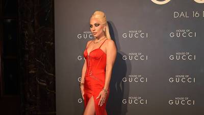 Lady Gaga Is Red Hot In Sexy Lace Up Gown For ‘House Of Gucci’ Premiere In Milan – Photos - hollywoodlife.com - Italy