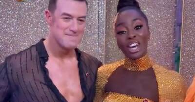 AJ Odudu 'gutted' over dress mishap which landed her at the bottom of Strictly leader board - www.ok.co.uk