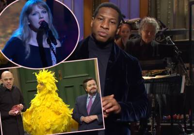 Taylor Swift Performs 10-Minute Version Of All Too Well As Jonathan Majors Jokes About Idris Elba’s Good Looks -- Plus More Highlights From SNL - perezhilton.com