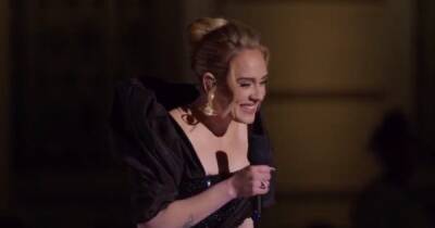 Adele surprises fan as she helps with proposal during special performance - www.ok.co.uk - Los Angeles - USA - Hollywood