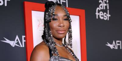 Venus Williams Brings Back Her Iconic Beaded Hair For 'King Richard' Premiere - www.justjared.com - China - Hollywood