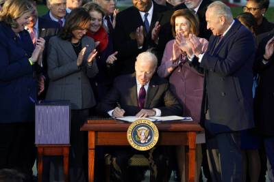 Joe Biden Celebrates Legislative Win As He Signs $1.2 Trillion Infrastructure Bill At White House Ceremony - deadline.com