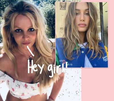 Britney Spears Gives A Shout Out To Hailey Bieber In New Post Celebrating Her Freedom! - perezhilton.com