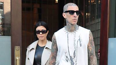 Kourtney Kardashian Gifts Travis Barker With His ‘Dream’ Buick For His 46th Birthday — Photos - hollywoodlife.com